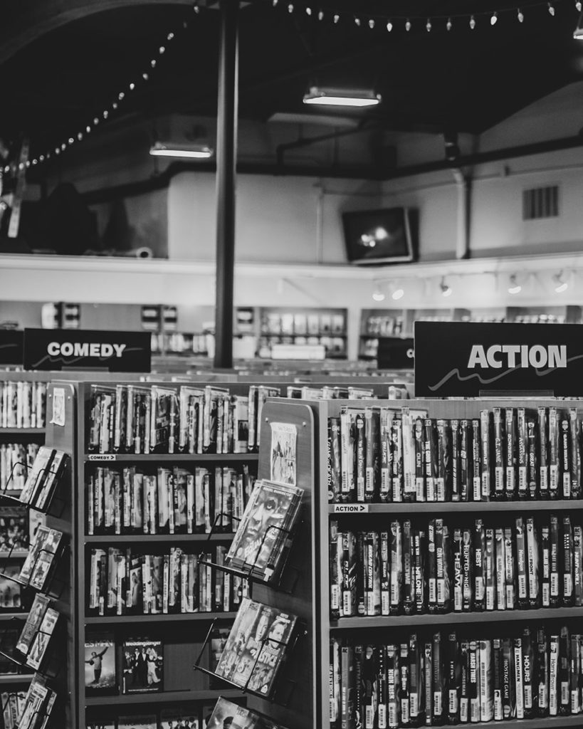 video rental store